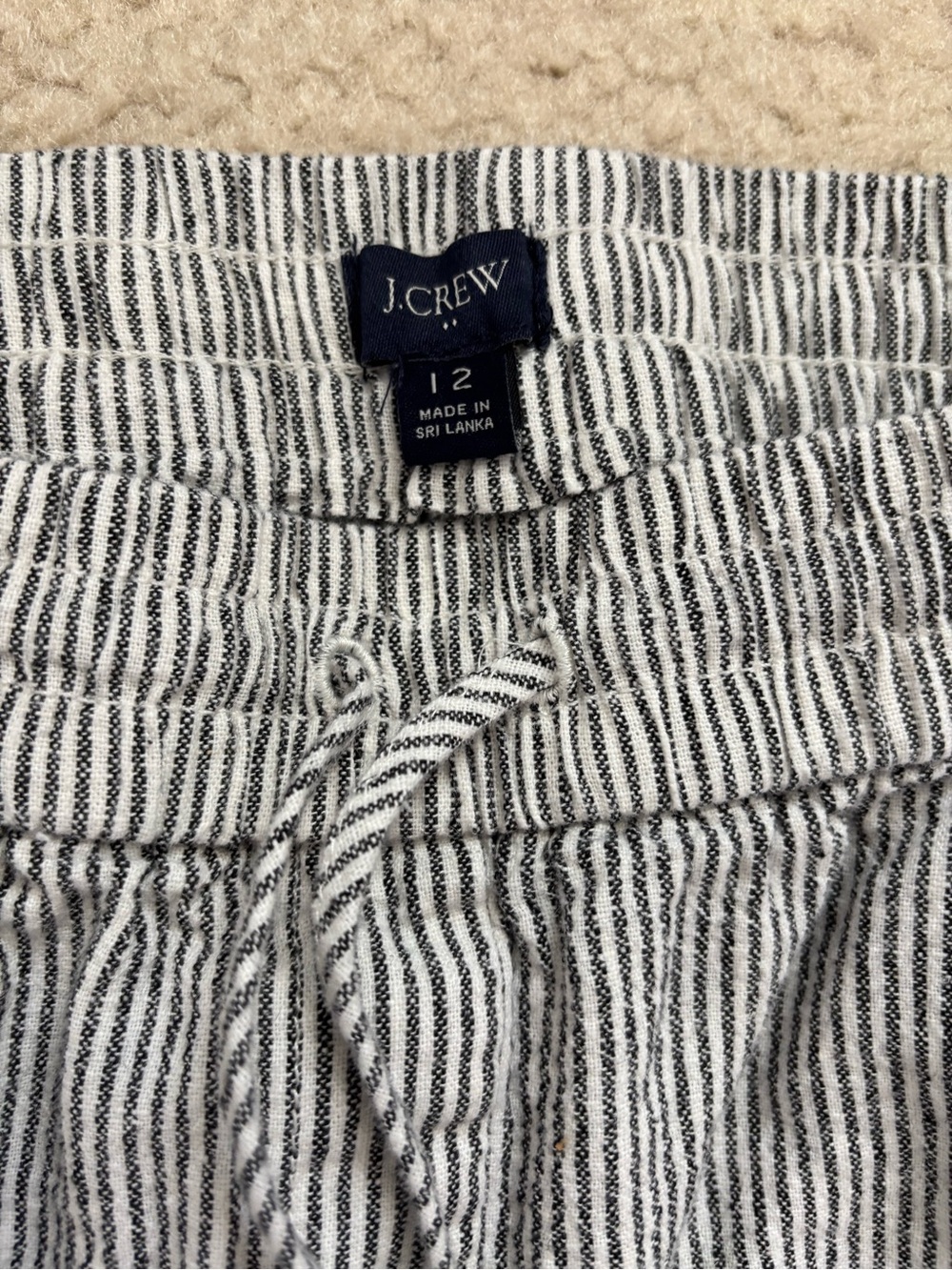 Size 12 J Crew Linen pants